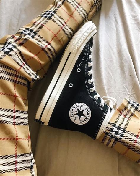 converse burberry